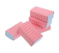 TEHAUX Disposable Hair Perm Papers 5 Bags with Soft Touch Cotton Material, Heat-resistant Curling Wraps for Hair Ends and Scalp, Easy Cleanup Styling Accessory for Home Use and Perming