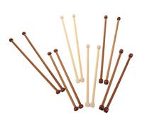 TEHAUX DIY Wooden Banner Rods 12Pcs Tapestry Hanging Poles Mixed Wood Textures for Wall Display and Macrame Craft Projects