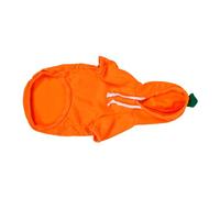 TEHAUX Dog Hoodie Sweatshirt Puppy Clothing Carrot Shape Orange Polyester Comfortable Stylish Easy to Put on Or off Warm Outfit for Pet Dog 6kg-8kg