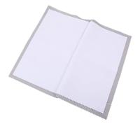 TEHAUX Double-layer Silver Jewelry Cleaner Cloth Polishing Cloth for Watches and Silverware Grey Microfiber Cleaning for Jewelry Care at Home and Travel