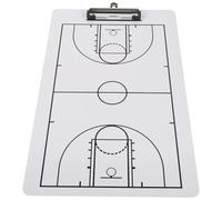 TEHAUX Double-Sided Basketball Coaching Board with PVC Material for Indoor Teaching Guidance Basketball Match Gear and Coaching Supplies for Ball Lovers