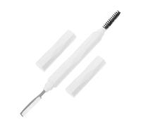 TEHAUX Dual-ended Eyelash and Eyebrow Comb Lash Comb with Soft Bristles Plastic Build to Last Timeless Elegant Design for Women Beauty Routine