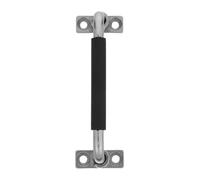 TEHAUX Duty, Heavy Handle Folding and Pull Steel with Stainless Ergonomic Grip 90 Degree Positioning for Multipurpose Hardware Replacement Cases and Containers Toolbox