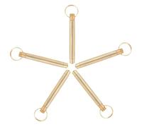 TEHAUX Ear Wax Removal Tool Japanese Style Spoon Design 5pcs Portable with Metal Reusable Ear Cleaner for and Lightweight Keychain Earwax Removal Kit Travel Home Use