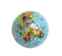 TEHAUX Earth Pattern Golf Practice Balls for Swing Training and Technique