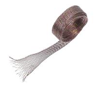 TEHAUX Elastic Copper Mesh Wire for Jewelry Making Hole Blocking Copper Fabric Roll for DIY Brooches and Crafting for Repair and Decorative Accessories