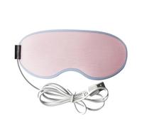 TEHAUX Electric Heated Eye Mask Steam Hot Compress Usb Powered for Relieving Insomnia Dry Eye for Sleeping