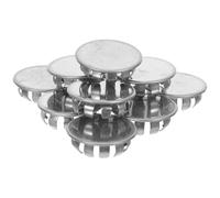 TEHAUX Electrical Box Knockout Seals round Shape Stainless Steel in 10pcs and Weatherproof Seal for Easy Installation Industrial and Outdoor Breaker Panels