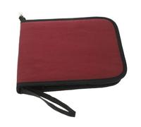 TEHAUX Elegant Canvas Pencil Case Extra Large Storage for Drawing Pencils Pens Random Color