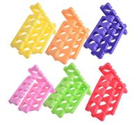 TEHAUX Eva Sponge Finger Nail Separators Soft Nail File Separators 15pcs to Separate Fingers Random Color for Women Manicure Tools for Art Suitable for Home Use and Expert Use