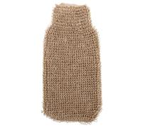TEHAUX Exfoliating Bath Gloves Hand Loofah Mitts 22x11.5cm Jute Fiber Full Coverage Shower Scrubber for Women and Men Body Scrubbing Dead Skin Removal