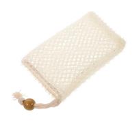 TEHAUX Exfoliating Soap Bag for Shower with Drawstring Design and Pocket to Release Dead Skin Cells and Remove Rough Dry Skin Suitable for Massage and Random Color