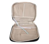 TEHAUX Extra Large Zipper Bible Cover for Women with Spacious Compartments and Sturdy Polyester Material, Elegant Quilted Bible Purse with Handle and Pockets, for Church Events and Study