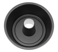 TEHAUX Extra Thick Carbon Steel Round Hollow Cake Mold Non-Stick Baking Pan with Simple Design Not Easy to Deform for Angel Food Cake and Bread Baking