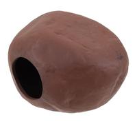 TEHAUX Fish Cave Aquarium Cave Ceramic Hide Shelter for Fish and Shrimp for Office Tabletop Display