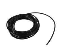 TEHAUX Flexible Food-Grade Silicone Tubing Black Lightweight Elastic Air Hose for Home Brewing Winemaking Aquaponics Water Transfer Industrial Tube