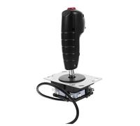 TEHAUX Flight Stick Replacement Handle with Vibration Micro Circuit Board Joystick Game Accessory for Flight Simulator and Arcade Games Easy Installation Precise Control Compatible with