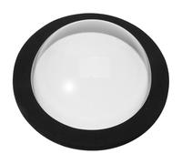 TEHAUX Floating Cover Fish Dome Easy to Dismantle Eva Acrylic Material with Black Base for Garden Pool Outdoor Pond Fish Observation
