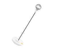 TEHAUX Floor-Standing Pet Hair Dryer Holder 145Cm White Blow Dryer Stand with Hands-Free Rack for Dog Grooming and Pet Hair Blower Storage