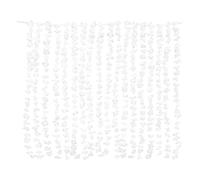 TEHAUX Flower Garland Curtain Easy Installation and Large Coverage for Wedding Party Backdrop White with Cloth Material Elegant and Romantic Floral Wall for Venues and Occasion