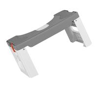 TEHAUX Foldable Toilet Squatting Stool for Adults Non-Slip Bathroom Footstool in Advanced Grey Portable Folding Step Stool for Elderly and Pregnant