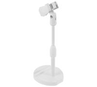 TEHAUX Gel Nail Lamp Stand 360-Degree Rotation UV Lamp Holder White Compact Design for Manicure and Salon Use