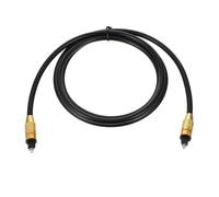 TEHAUX Gold-plated Optical Audio Cable Fiber Optic Cord for Tv Amplifier Home Theater Soundbar with Dust Caps Stable Clear Digital Spdif Signal Transmission