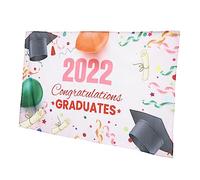 TEHAUX Graduation Theme Backdrop Graduation Party Photo Background Cloth for Indoor Outdoor Decoration for Creating Happy Atmosphere and Memorable Photography Moments