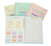 TEHAUX Grooved Writing Book English Copybook Practice Copy Book, Paperboard, Ample Contents, Handwriting Practice