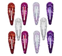TEHAUX Hair Clips Hair Accessories for Women 50pcs Drop-shaped Simple Styled Alloy Hairpins, Securely Attached and Easy to Wear Random Color Suitable for Parties and Weddings