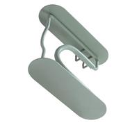 TEHAUX Hair Dryer Bracket Practical Storage Rack with Strong Load-bearing Ability Carbon Steel Wall-mounted Household Hair Dryer Rack in Green for Bathroom and Toilet Organisation
