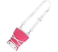 TEHAUX Hairdressing Scissors Waist Bag with Comb Storage, Cross Body Barber Tool Pouch for Professional Stylists, Fashionable Pink Organizer Suitable for Salon and Travel