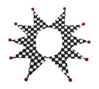 TEHAUX Halloween Clown Detachable Chiffon False Collar Shirt Decoration Gothic Vintage Renaissance Elizabethan Neck Ruffle for Accessory