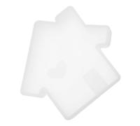 TEHAUX Halloween Soap Mold House Shape Silicone Mold Reusable White Heart-Shaped for Crafting Ornaments DIY Enthusiasts Halloween Resin and Plaster Use