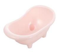 TEHAUX Hamster Bathtub Small Animal Plastic Bathroom Hamster Bathing Box for Cage Guinea Pig