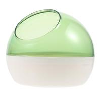 TEHAUX Hamster Sand Bath Box for Small Animals and Chinchillas, Removable Plastic Bath Tub in Light Green, Sturdy and Not Easy to Deform, for Pet Bathing and Sand Use