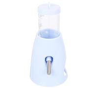 TEHAUX Hamster Waterer Chinchilla Bottle Leak-proof Easy Water Level Observation Polypropylene Standing Type Structure 80 Ml Capacity Small Animal Cage Drinking Feeder for Hamsters