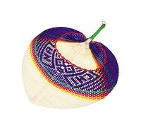 TEHAUX Handmade Bamboo Fan Natural Palm Fan Lightweight Summer Cooling for Home Party Office Outdoor Use