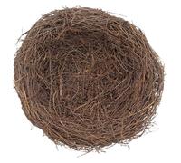 TEHAUX Handmade Nest Bird Nest Crafts Simplicity Convenient Maintenance Rattan 10 Inch Outdoor Large Birdhouse Garden Decor Photo Prop for Birds