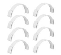 TEHAUX Hat Brim Bender Tool with 8 Adhesive Pads White Plastic Baseball Cap Curving Bender for Sun Hat Brim Shaping and DIY Cap Maintenance 8pcs Set and Adjustment