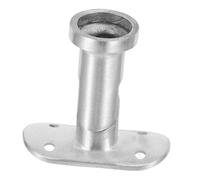 TEHAUX Heavy Duty Stainless Steel Handrail Holder Bracket Curved Stair Railing Support for Indoor Outdoor Banisters Compatible with Various Stair Types