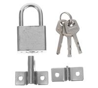 TEHAUX Heavy Duty Steel Garage Security Latch with Surface-Mounted Installation for Windows and Doors, Enhanced Security Bolt Lock for Home and Pet Cage Door Protection