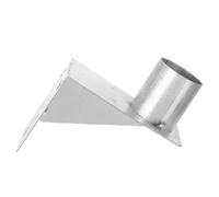 TEHAUX Heavy Duty Steel Indoor Convex Mirror Bracket with Weather-Resistant Design Silver Wall Mount Holder Suitable for Driveway Safety and Road Mirrors