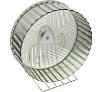 TEHAUX Hedgehog Wheel Hamster Wheel Relieves Boredom Increases Activity Level Plastic Alloy round Design Pet Cage Suitable for Squirrel Hedgehog