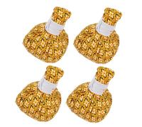 TEHAUX Herbal Massage Balls for Feet and Body Soft Thai Aroma Compress Tool 4pcs Portable Size for Muscle Recovery and Neck Shoulder Relief at Home or Travel