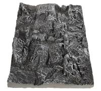 TEHAUX High Simulation Pu Reptile Tank Background Board for Turtle Tank and Reptiles Box with Easy Placement and Natural Look, 3d Rock Wall Backdrop for Scene Decor and Aquarium