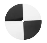 TEHAUX Inch Secchi Disk Water Tester for Environmental Research and Outdoor Water Testing, Plastic Dual-sided Black and White Grid Disk Matte Antiglare Finish, Stable Vertical Sinking