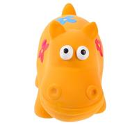 TEHAUX Interactive Puppy Cartoon Promotes Healthy Chewing Promotes Healthy Teeth and Gums Latex Hippo Shape Squeaky Dog for Pets