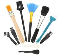 TEHAUX Keyboard Cleaning Brush Set and Discharging Static Electricity with Soft Bristles for Cleaning Keyboard Gaps Made of Sturdy Pa and Pp Materials, for Washing and Electronics