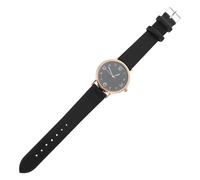 TEHAUX Ladies Digital Watch with Adjustable Leather Belt, Elegant Black Wristwatch for Women, Simple and Fashionable Design, for Holidays and Birthday